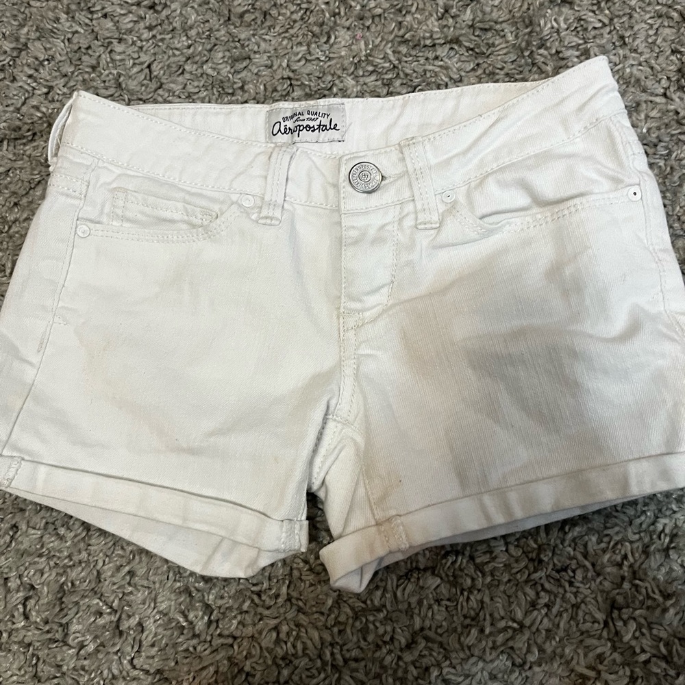 Aeropostale white Jean shorts